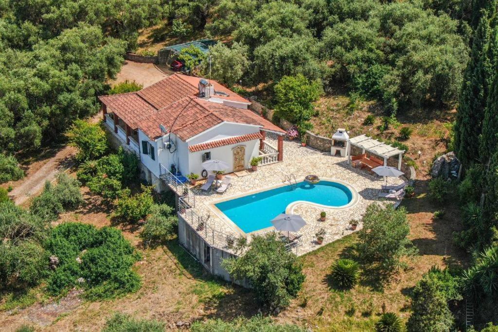 Villa Olive Grove And Sea View Agios Spyridon  Екстериор снимка